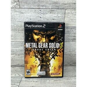Metal Gear Solid 3: Snake Eater (Sony PlayStation 2, 2004) PS2 Game Disc Only